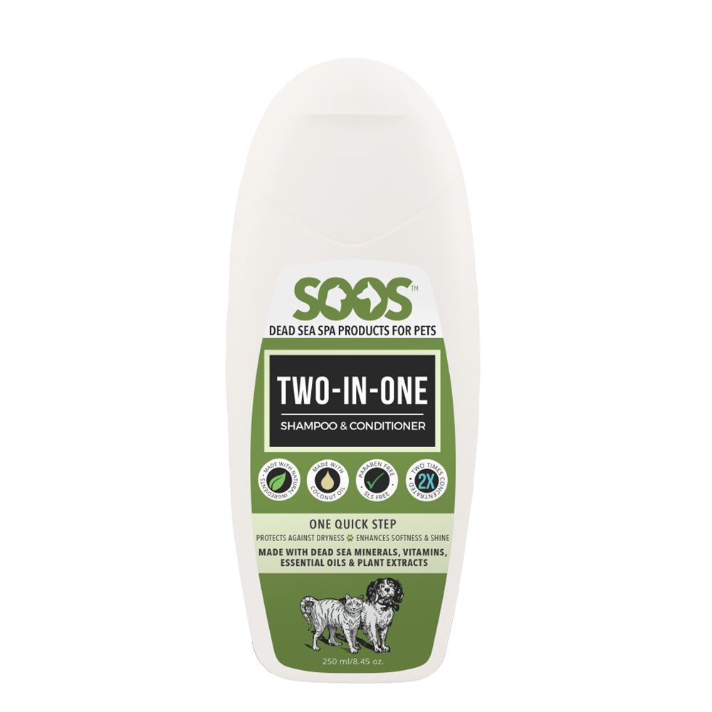 Natural Dead Sea Two-In-One Pet Shampoo & Conditioner For Dogs & Cats