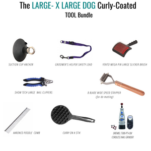 Maintenance CURLY/WAVY-COATED One-Stop Tool Bundle For LARGE-XLARGE DOGS