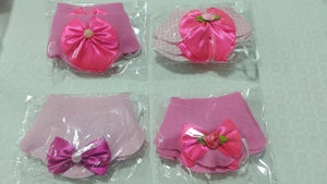 Bows From Brazil Felt Collars- Pink Collection
