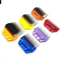 Load image into Gallery viewer, Zolitta 6 Wide Attachment Combs- Colour Coded (Shorter Comb Set)
