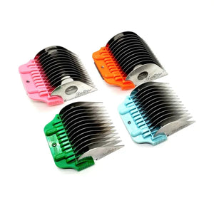 Zolitta 4 Piece Extra Long Coloured Attachment Comb Set