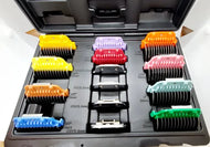 Zolitta Wide blades/combs Case With 10 Combs and 4 Blades