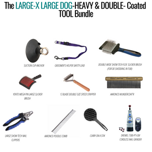 Maintenance HEAVY & DOUBLE-COATED One-Stop Tool Bundle For LARGE-XLARGE DOGS